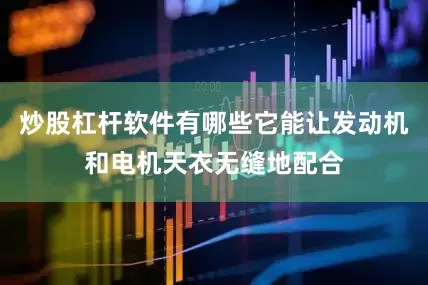 炒股杠杆软件有哪些它能让发动机和电机天衣无缝地配合